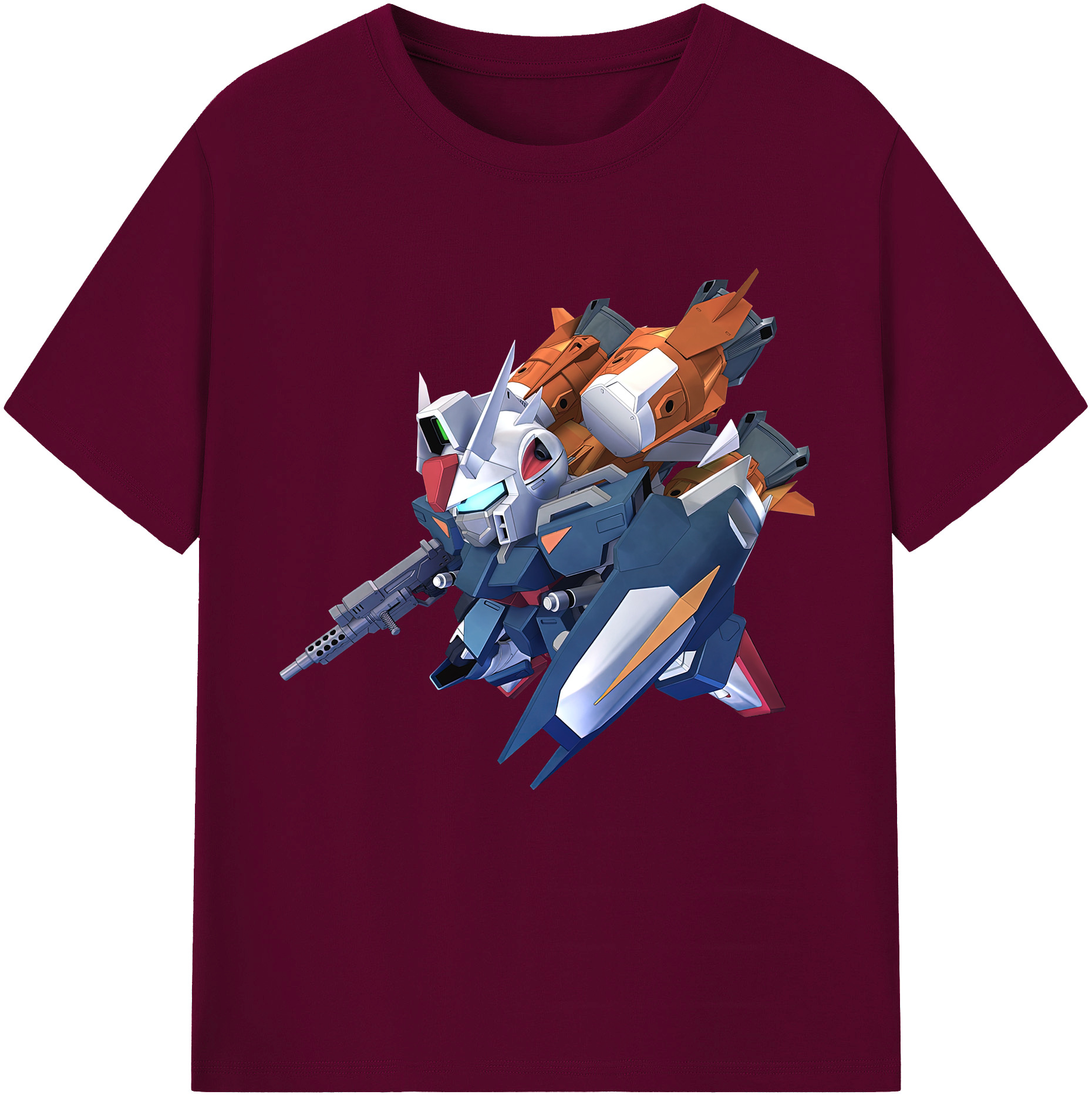 （画像用） 機動戦士ガンダム Mobile Suit Gundam レディースカジュアルプリントTシャツ（綿100％）